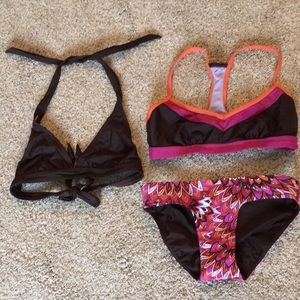 Prana Swimsuit Size Small Like New Reversible